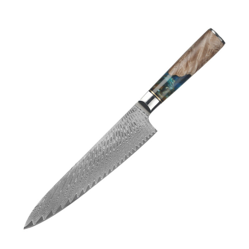 Tenshi (天使) Damascus Steel - 8 Inch Chef's Knife