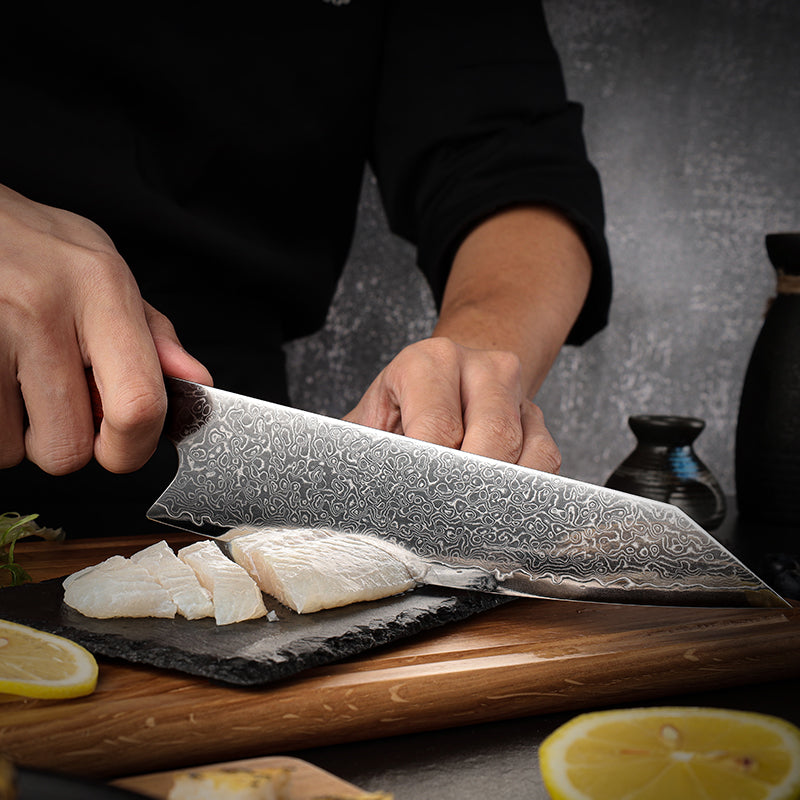 Heritage (遺産) Damascus Steel - 7.5 Inch Kiritsuke Knife