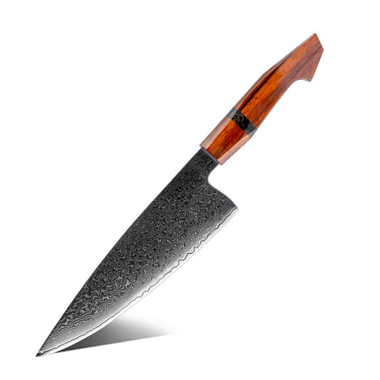 Heritage (遺産) Damascus Steel - 8 Inch Chef's Knife