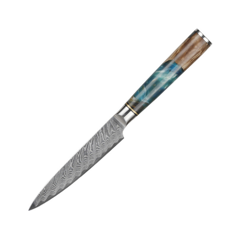 Tenshi (天使) Damascus Steel - 5 Inch Utitlity Knife