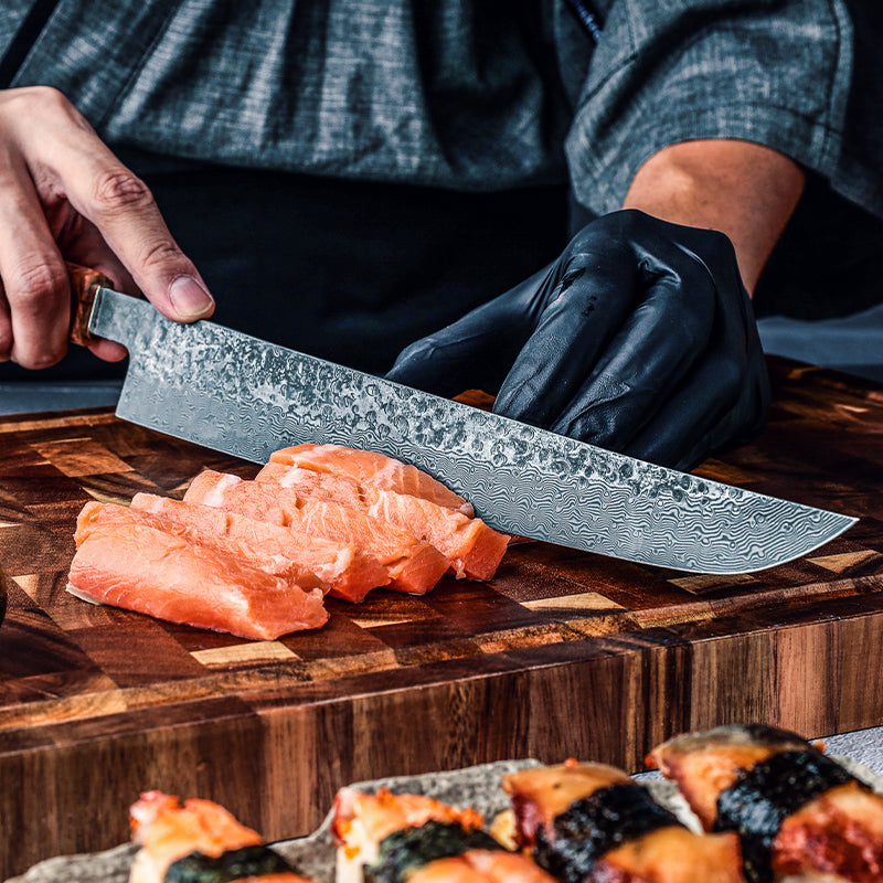 Yanagi Series – 27CM Damascus Sushi Knife