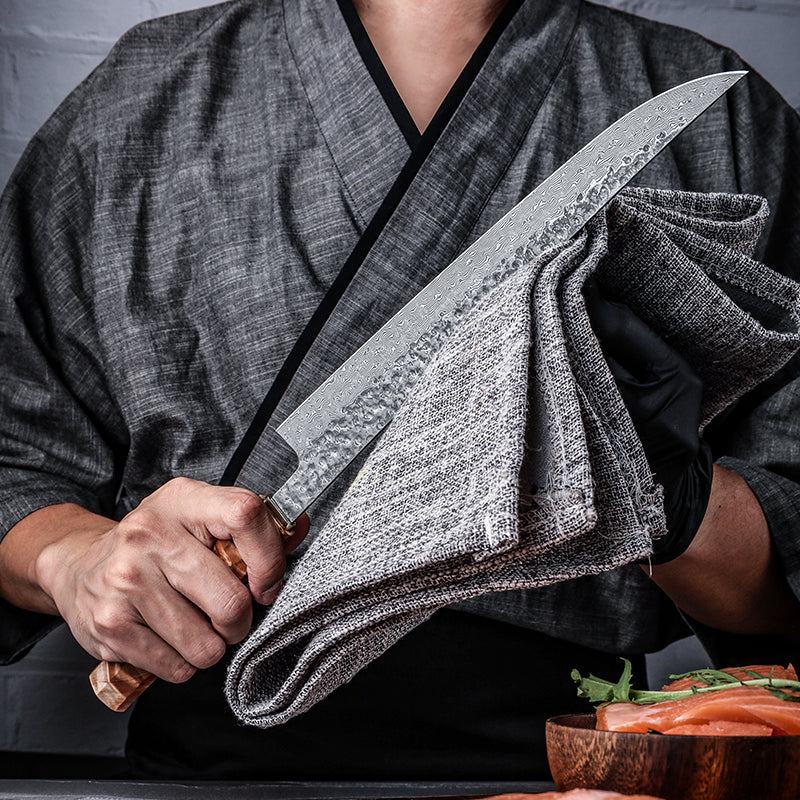 Yanagi Series – 24CM Damascus Sushi Knife