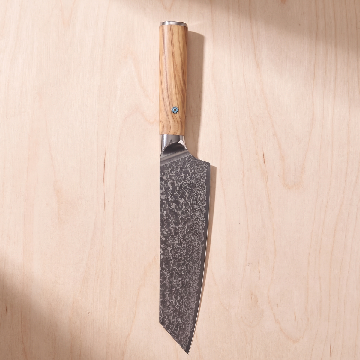 Kiritsuke Knife 18 cm, Galaxy Takumi, olive wood handle, full view