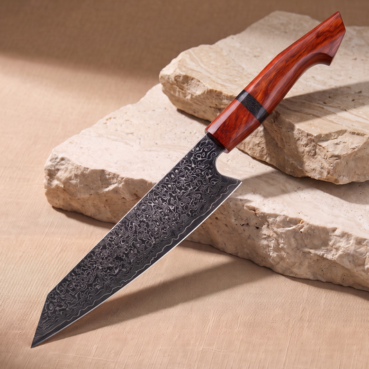 Kiritsuke knife 19 cm, Japanese Damascus steel, Galaxy Heritage