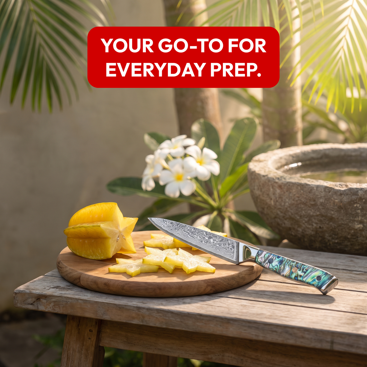 Utility Knife 13 cm, Galaxy Aurora, everyday prep outdoors
