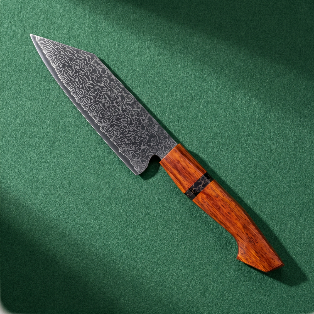 Bunka Knife 14 cm, Galaxy Heritage, wooden handle, full view