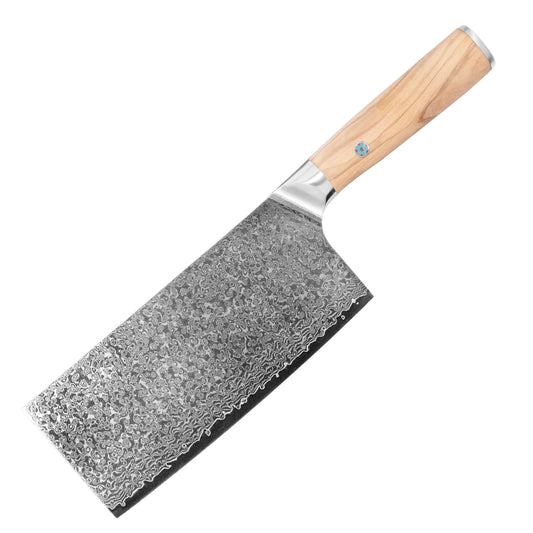 Takumi (匠) Damascus Steel - 7 Inch Cleaver