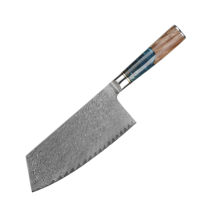 Tenshi (天使) Damascus Steel - 7 Inch Cleaver