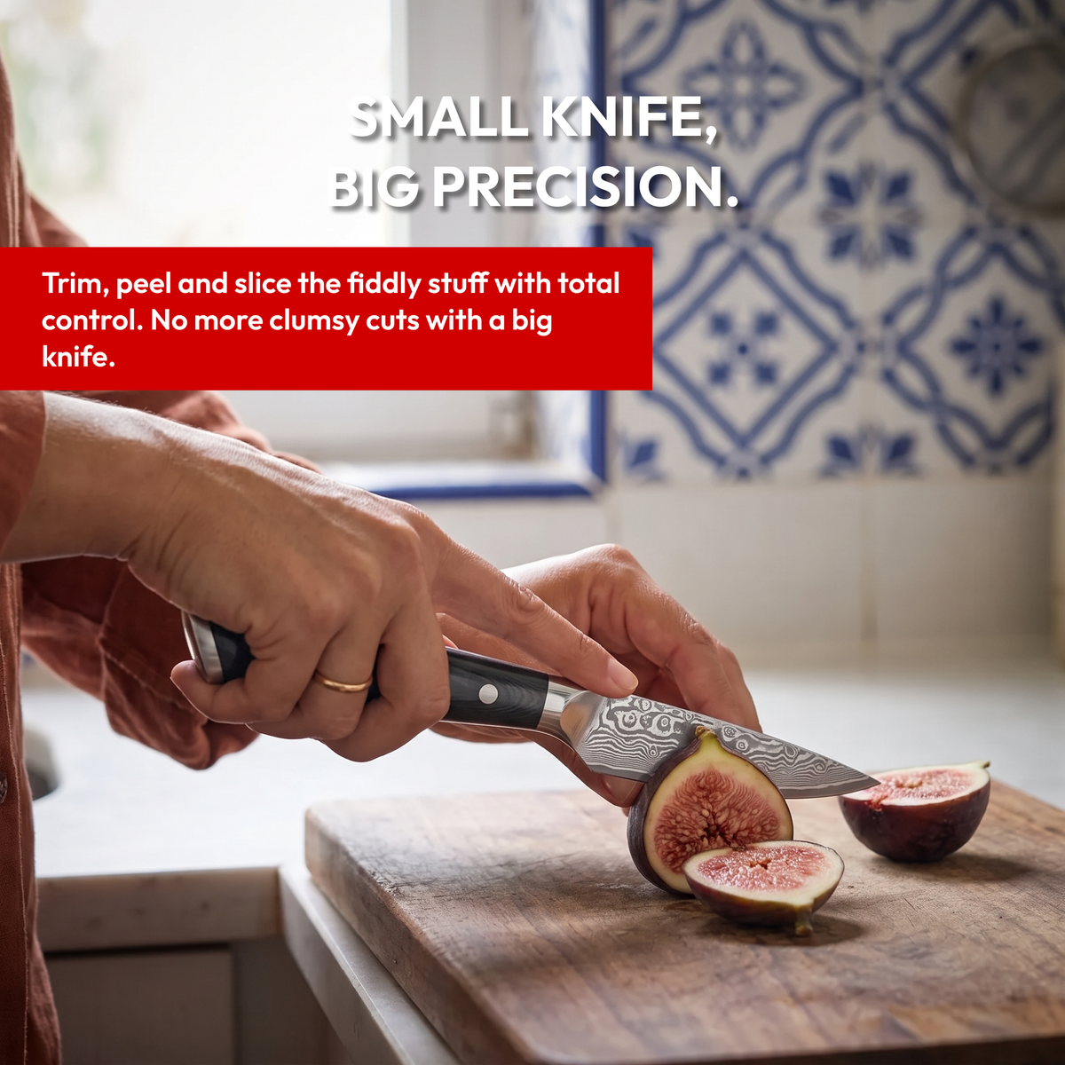 Paring Knife 9 cm, Galaxy Orion, cutting figs with precision