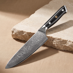Gyuto Chef's Knife 20 cm, Japanese Damascus Steel, Galaxy Orion